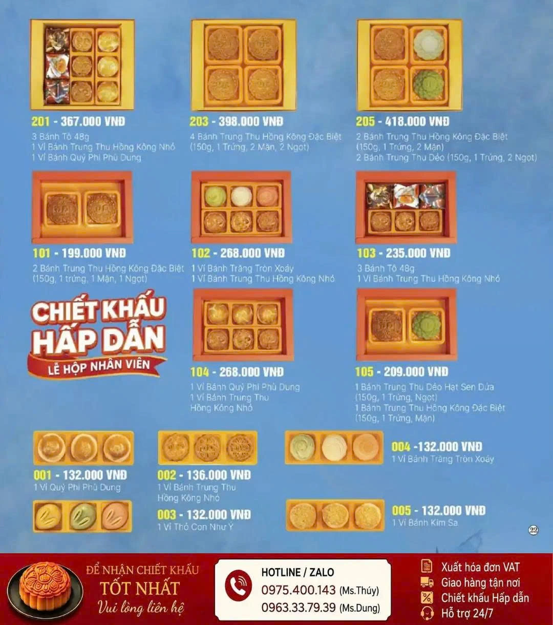 Bảng giá bánh trung thu Đại Phát 2026 – trang 10/20
