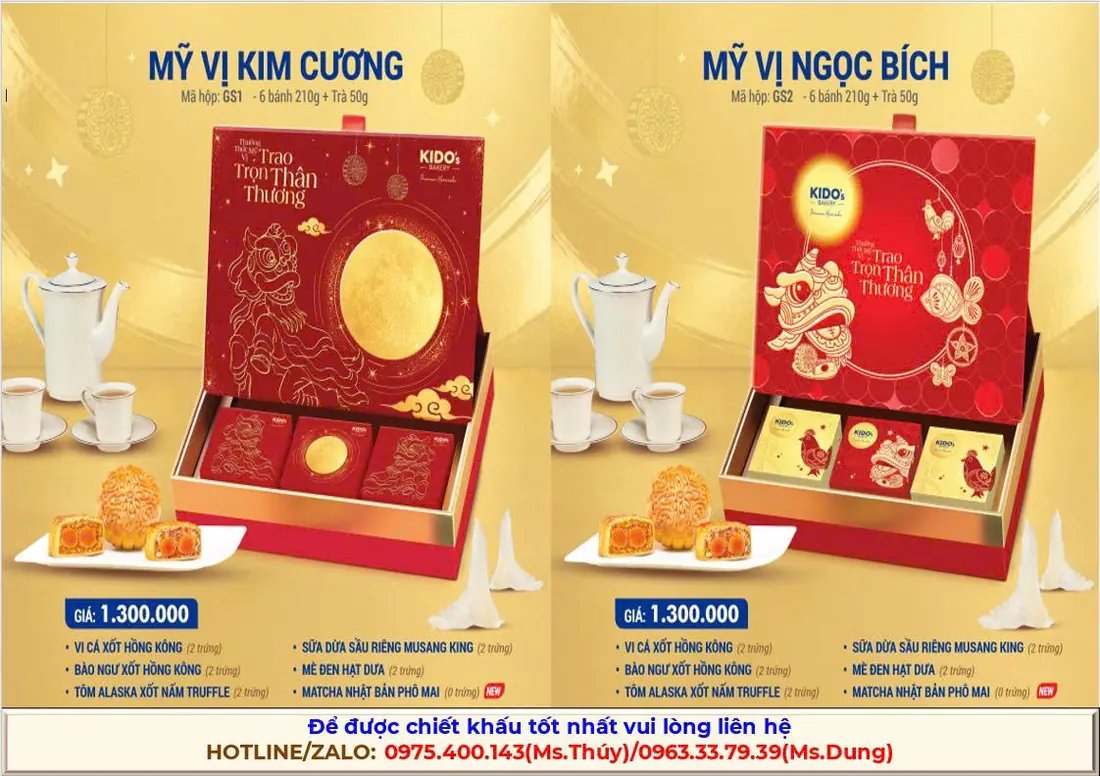 Bánh trung thu KIDO's 2026 mẫu 3