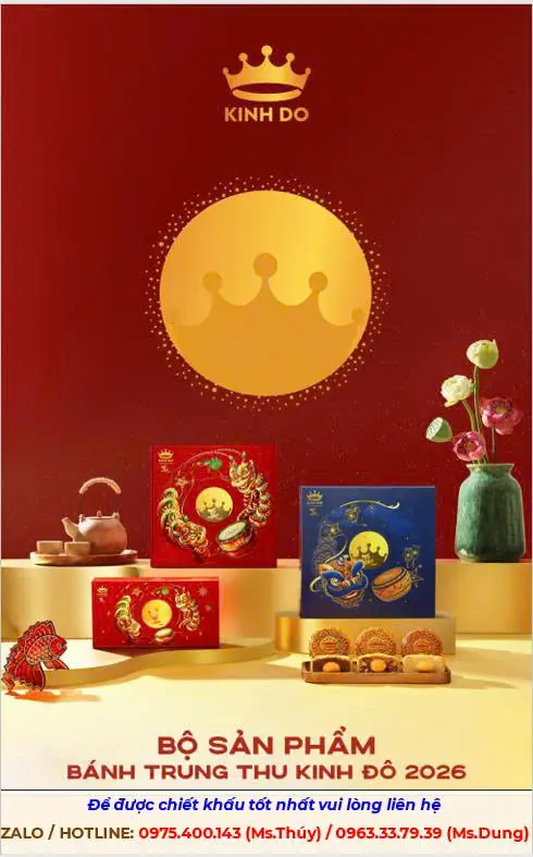 Catalogue bánh trung thu Kinh Đô 2026 trang 1